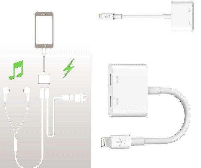 Перехідник XO Lightning - 2хLightning (M/F) with control White (XO-NBR172A-WH)