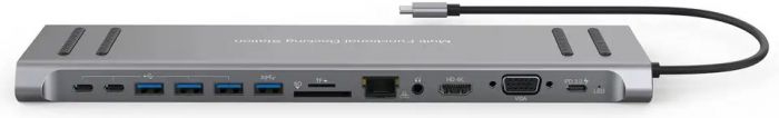 Концентратор-підставка USB-C XoKo AC-1400 (XK-AC1400-SL)