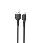 Кабель XO NB230-AC USB - USB Type-C (M/M), 1 м, Black (6920680833443)