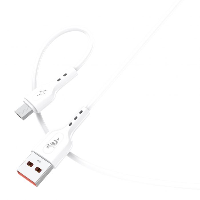 Кабель SkyDolphin S66V USB - micro USB (M/M), 1 м, White (SDUSB-000651)