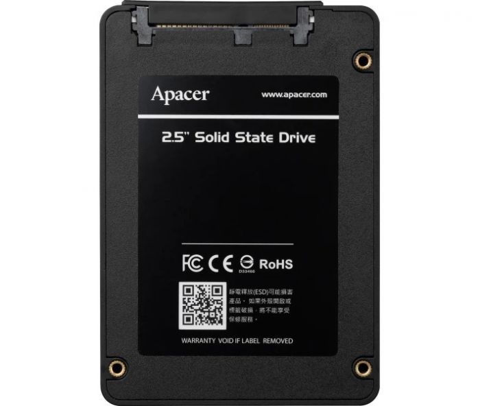 Накопичувач SSD  480GB Apacer AS340 Panther 2.5" SATAIII 3D TLC (AP480GAS340G-1)