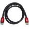 Кабель Atcom HDMI - HDMI V 2.0 (M/M), 3 м, Black/Red (24943)