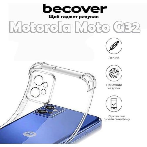 Чохол-накладка BeCover Anti-Shock для Motorola Moto G32 Clear (709316)