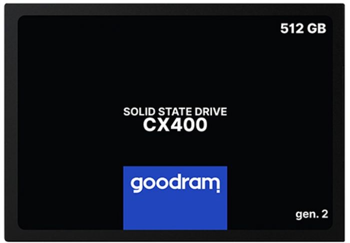 Накопичувач SSD 512GB GOODRAM CX400 Gen.2 2.5" SATAIII 3D TLC (SSDPR-CX400-512-G2)