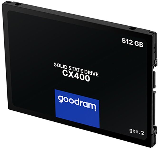 Накопичувач SSD 512GB GOODRAM CX400 Gen.2 2.5" SATAIII 3D TLC (SSDPR-CX400-512-G2)