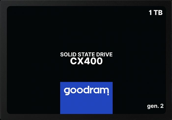 Накопичувач SSD 1ТB Goodram CX400 Gen.2 2.5" SATAIII 3D TLC (SSDPR-CX400-01T-G2)