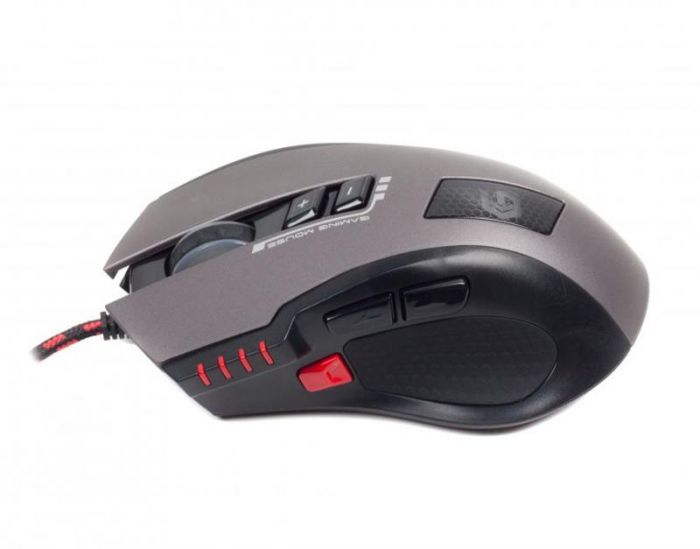 Миша Gembird MUSG-004 Black, Grey USB
