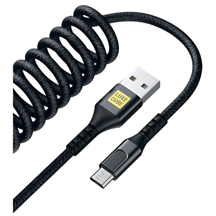 Кабель Luxe Cube Dynamic USB - micro USB (M/M), 1.5 м, Black (4446689101236)