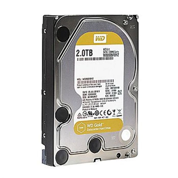 Накопичувач HDD SATA 2.0TB WD Gold 7200rpm 128MB (WD2005FBYZ)