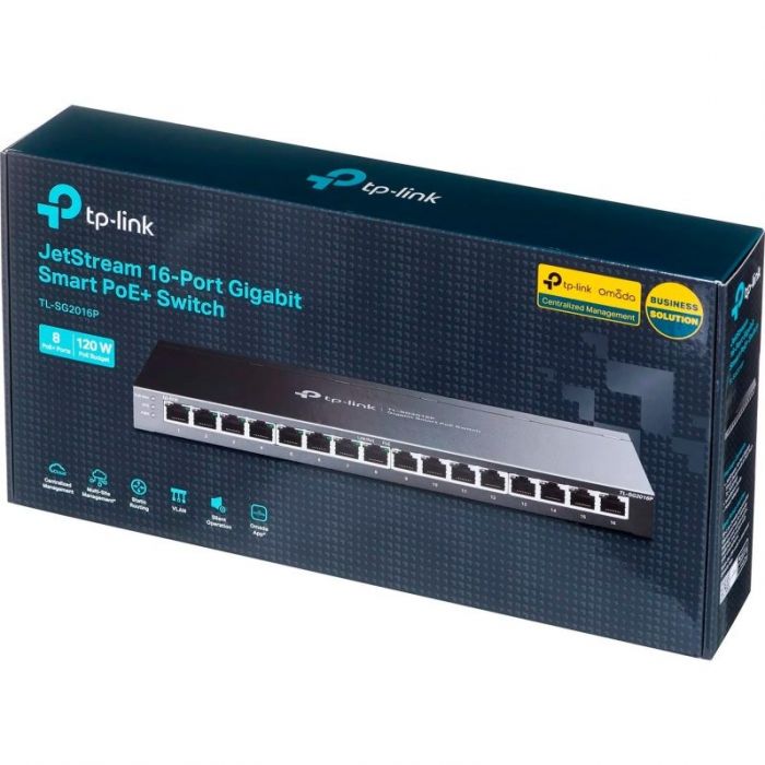 Комутатор TP-Link TL-SG2016P