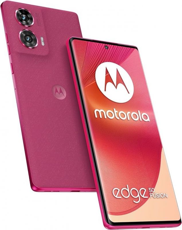 Смартфон Motorola Moto Edge 50 Fusion 8/256GB Hot Pink (PB3T0060UA)