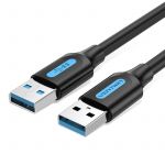 Кабель Vention USB - USB V 3.0 (M/M), 1 м, Black (CONBF)
