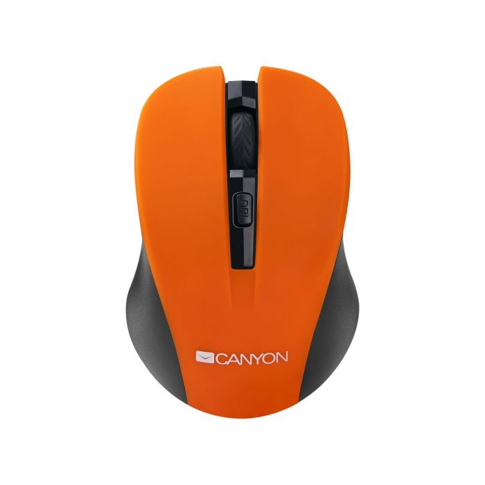 Миша бездротова Canyon CNE-CMSW1O Orange USB