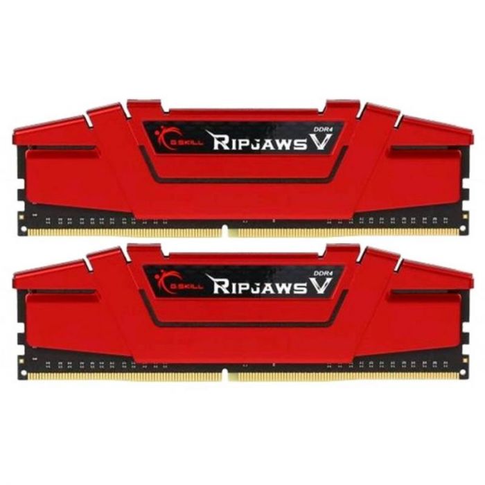 Модуль пам`ятi DDR4 2x4GB/2666 G.Skill Ripjaws V Red (F4-2666C15D-8GVR)