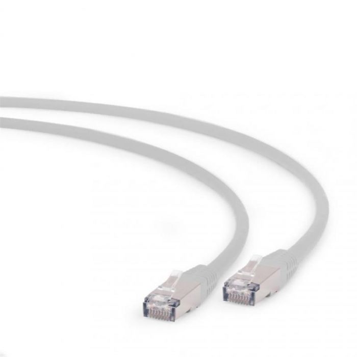 Патч-корд S/FTP Cablexpert (PP6A-LSZHCU-0.25M) литий, 50u "штекер із засувкою, 0.25м, сірий
