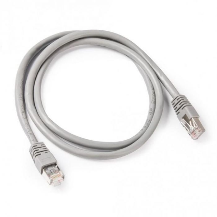 Патч-корд S/FTP Cablexpert (PP6A-LSZHCU-0.25M) литий, 50u "штекер із засувкою, 0.25м, сірий