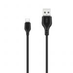 Кабель XO NB103 USB-Lightning (M/M), 2.1A 1м Black (6920680862702)