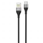 Кабель XO NB188 USB - USB Type-C, (M/M), 2.4A 1 м Gray (6920680879700)