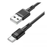 Кабель Hoco X83 USB - USB Type-C (M/M), 1 м, Black (6931474770905)
