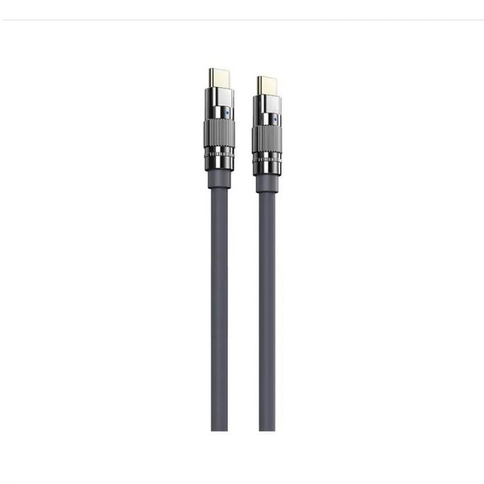 Кабель Remax RC-C055 Wefon USB Type-C - USB Type-C (M/M), 20W, 1.2 м, Grey (6954851206057)