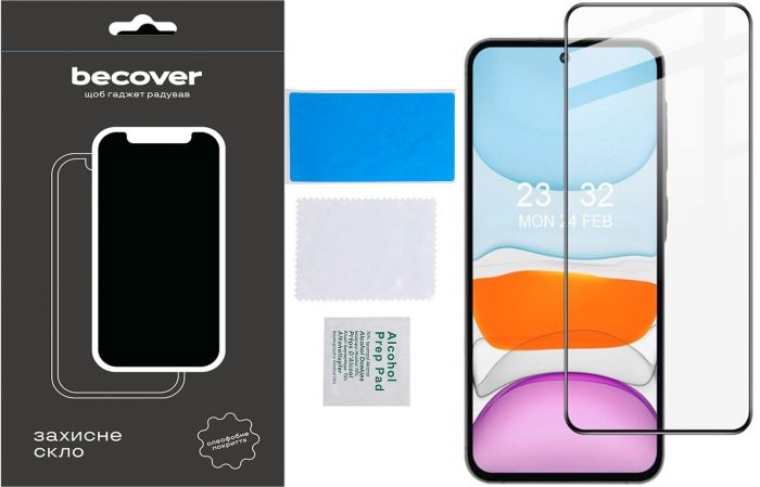 Захисне скло BeCover для Samsung Galaxy A55 5G SM-A556 Black (710932)