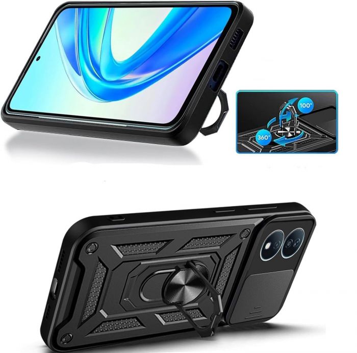 Чохол-накладка BeCover Military для Honor X7b Black (710998)