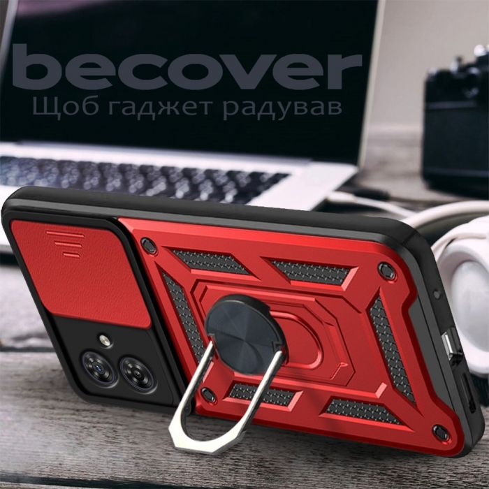 Чохол-накладка BeCover Military для Motorola Moto G54/G54 Power Red (711005)