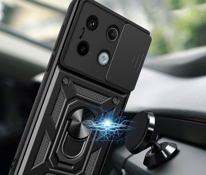 Чохол-накладка BeCover Military для Poco X6 5G Black (711006)