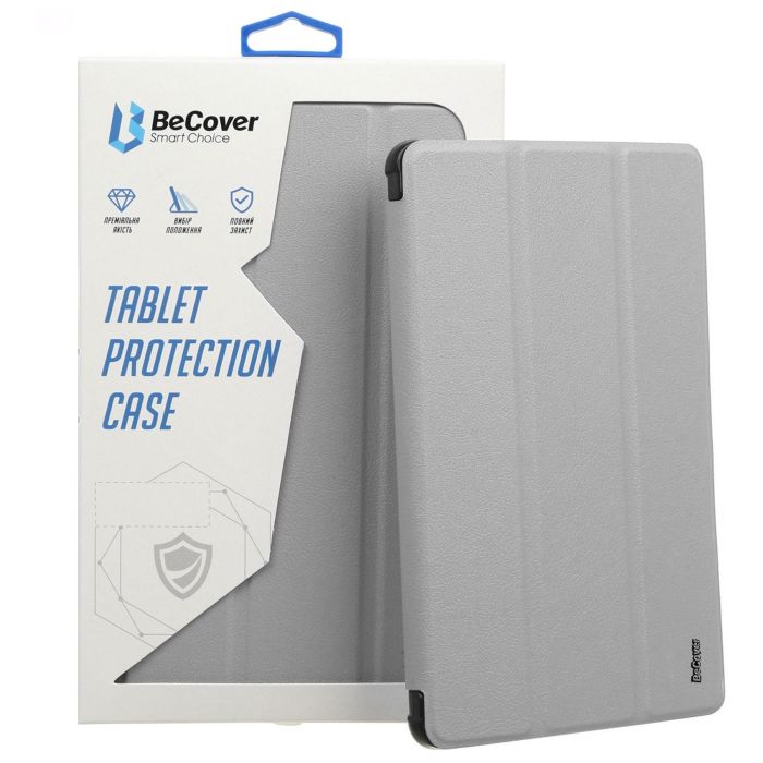 Чохол-книжка BeCover Tri Fold Soft TPU Silicone для Apple iPad Air (4/5) 2020/2022 10.9" Gray (711132)