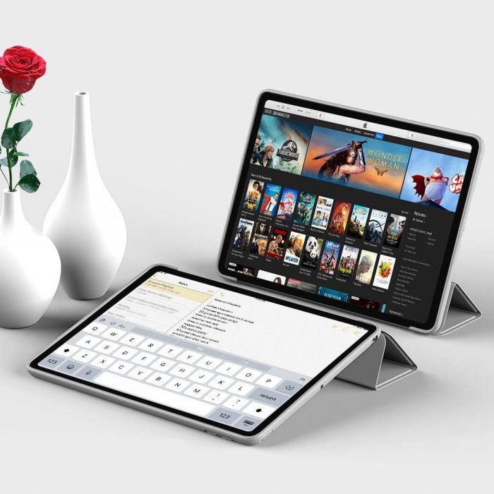 Чохол-книжка BeCover Tri Fold Soft TPU Silicone для Apple iPad Air (4/5) 2020/2022 10.9" Gray (711132)