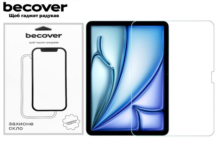 Захисне скло BeCover для Apple iPad Air 13" M2 2024 (711672)