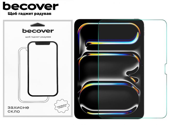 Захисне скло BeCover для Apple iPad Pro 13" M4 2024 (711674)