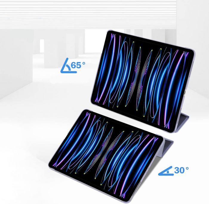Чохол-книжка BeCover Tri Fold Hard для Apple iPad Pro 12.9 2020/2021/2022 Purple (711722)