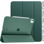 Чохол-книжка BeCover Tri Fold Hard для Apple iPad Pro 13" M4 2024 Dark Green (711731)