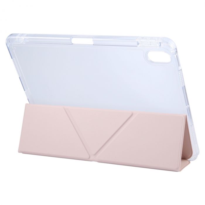 Чохол-книжка BeCover Ultra Slim Origami Transparent з кріпленням Apple для Apple iPad Mini 6 2021 Pink (712932)