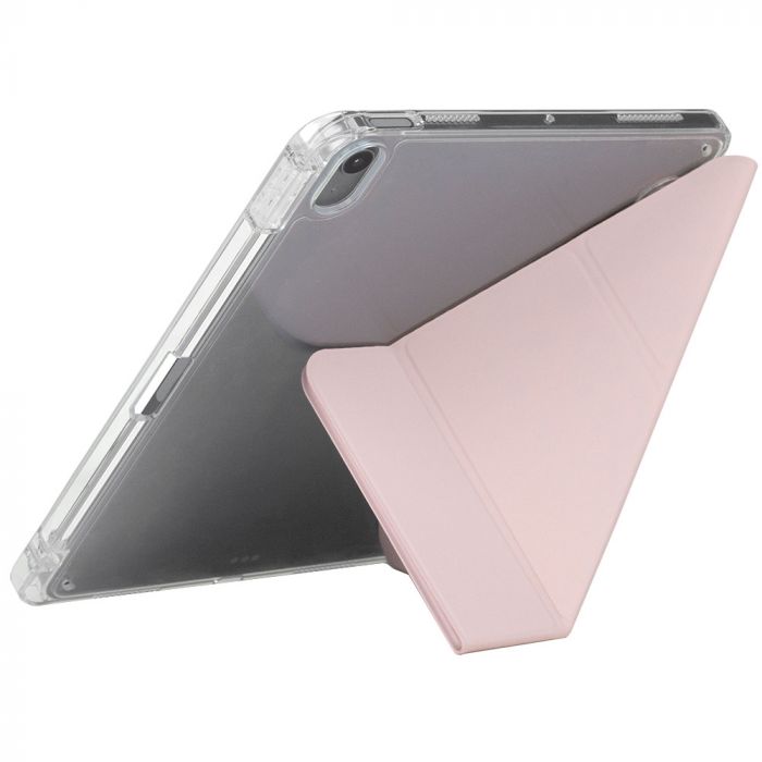 Чохол-книжка BeCover Ultra Slim Origami Transparent з кріпленням Apple для Apple iPad Mini 7 2024 Pink (712936)