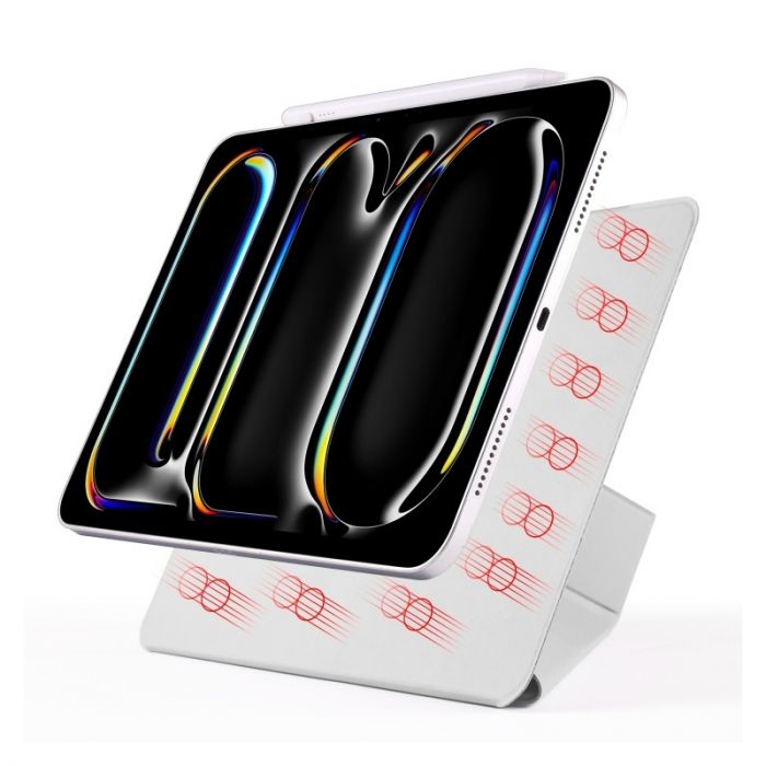 Чохол-книжка BeCover Ultra Slim Origami Magnetic для Apple iPad Pro 11 M4 (2024) Gray (712962)