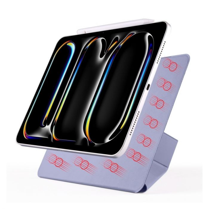 Чохол-книжка BeCover Ultra Slim Origami Magnetic для Apple iPad Pro 11 M4 (2024) Deep Purple (712963)
