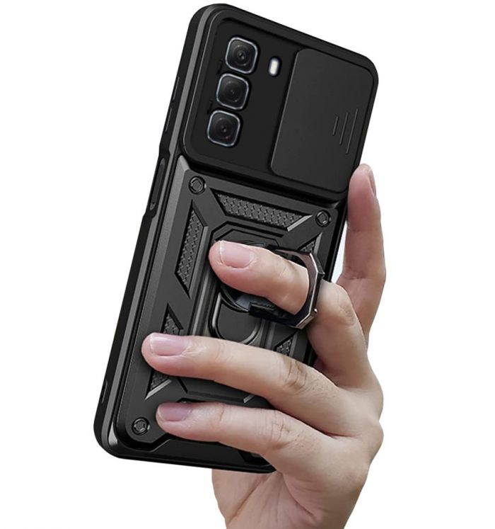 Чохол-накладка BeCover Military для Infinix Hot 50 (X6720) Black (713046)