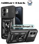 Чохол-накладка BeCover Military для Infinix Smart 9 (X6532) Black (713049)