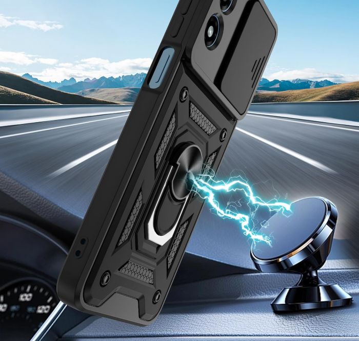 Чохол-накладка BeCover Military для Motorola Moto G04/G04s Black (713062)