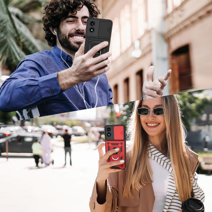 Чохол-накладка BeCover Military для Motorola Moto G04/G04s Red (713065)