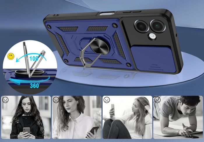 Чохол-накладка BeCover Military для Samsung Galaxy A06 SM-A065 Blue (713066)