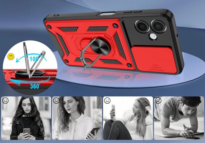 Чохол-накладка BeCover Military для Samsung Galaxy A06 SM-A065 Red (713068)