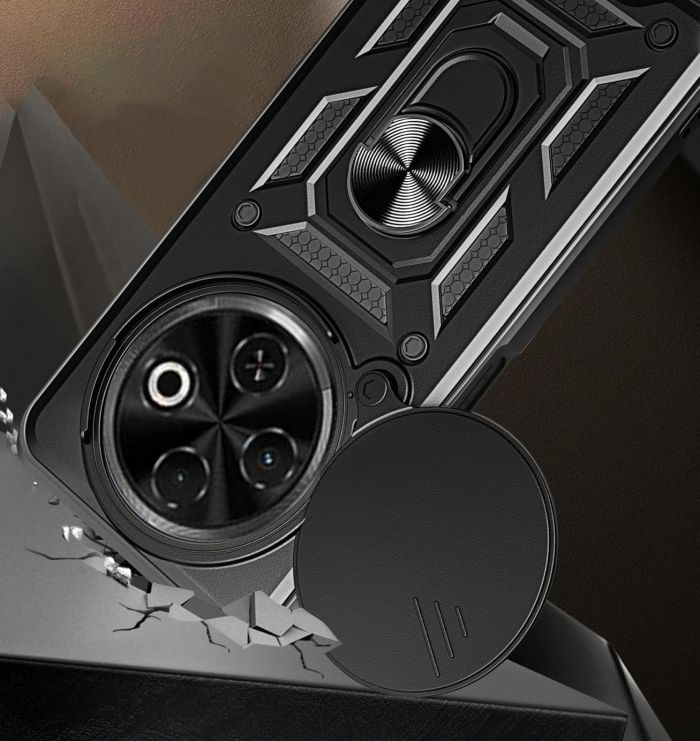 Чохол-накладка BeCover Military для Tecno Spark 30C 4G Black (713074)