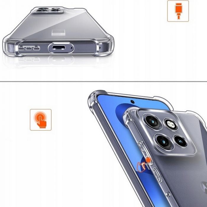 Чохол-накладка BeCover Anti-Shock для Motorola Edge 50 Neo Clear (713150)