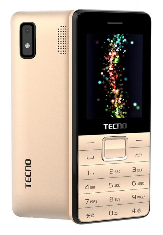 Мобiльний телефон Tecno T372 Triple Sim Champagne Gold (4895180746840)_