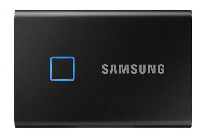 Накопичувач зовнішній SSD 2.5" USB 1.0TB Samsung T7 Touch Black (MU-PC1T0K/WW)