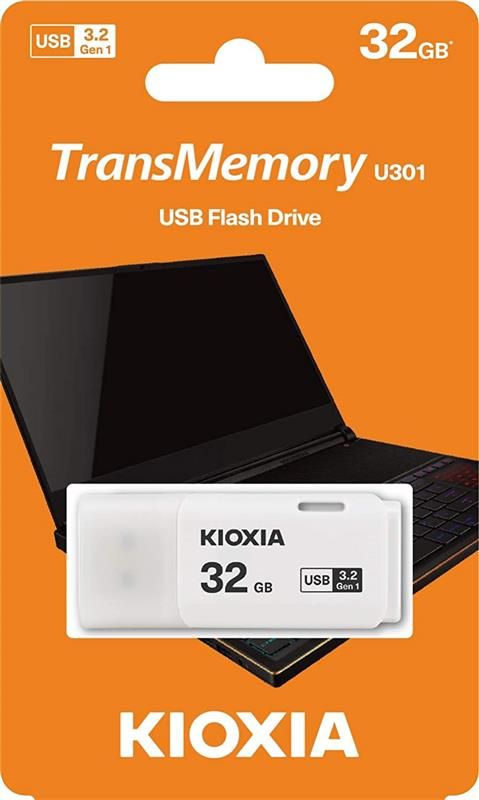 Флеш-накопичувач USB3.2  32GB Kioxia TransMemory U301 (LU301W032GG4)