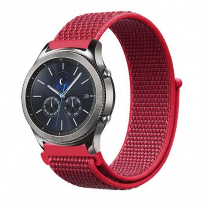 Ремінець BeCover Nylon Style для Amazfit Stratos 1/2/2S/3/GTR 2/GTR 47mm/GTR Lite 47mm/Nexo/Pace Red (705892)